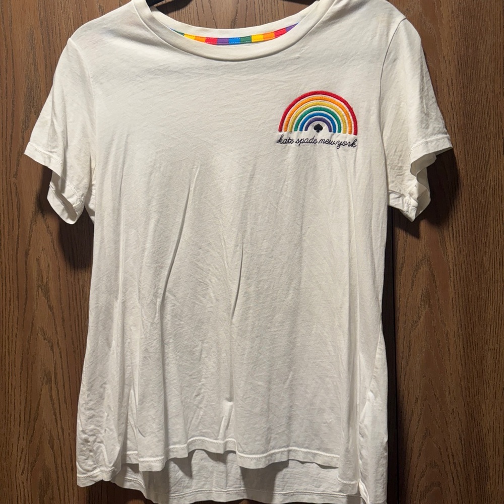 Kate Spade Multicolor Trim Tee